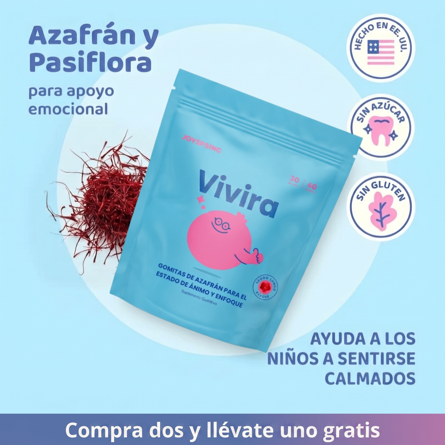 Gomitas para la Concentración y las Emociones | Vivira®